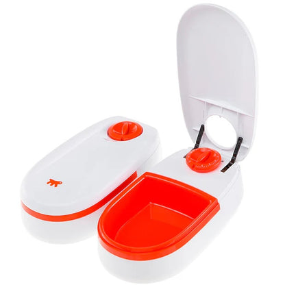 FERPLAST Hrănitor interactiv Cometa, cu închidere, 13x23x7cm, 400ml