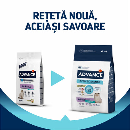 AFFINITY ADVANCE Sterilized Hairball - Hrană pentru pisici, Curcan şi orz