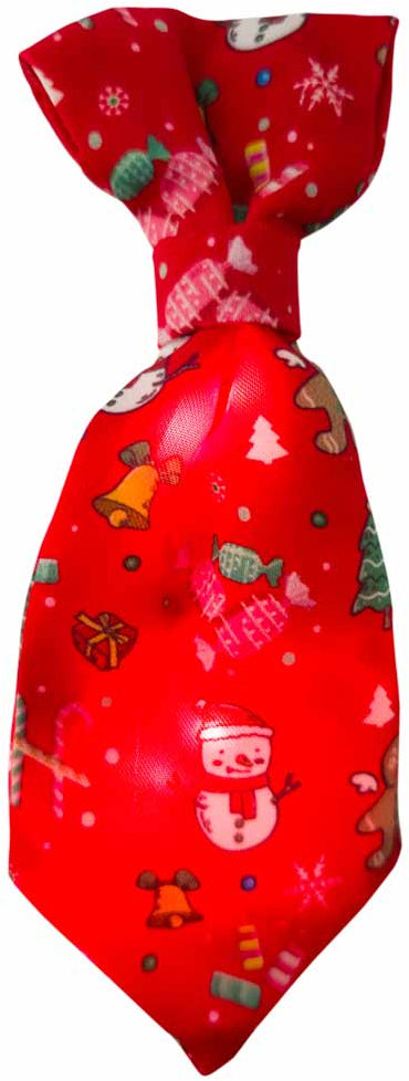NOBBY Cravată pentru câini, cu lumini LED, ed. Crăciun, 15x6 cm