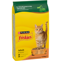 FRISKIES Hrană uscată pentru pisici Adulte, cu Pui, Ficat şi Legume