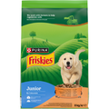 FRISKIES Hrană uscată pentru câini JUNIOR, cu Pui, Legume şi Morcovi