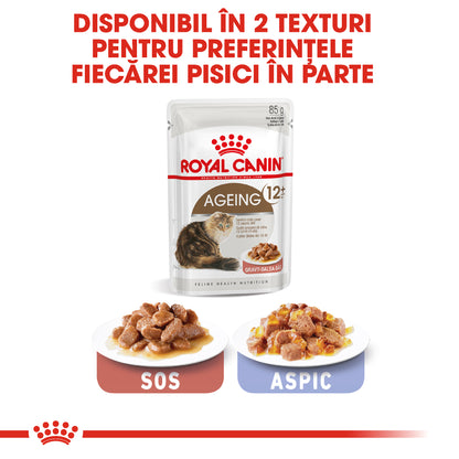 ROYAL CANIN FHN Ageing +12 Plic pentru pisici SENIOARE 85g