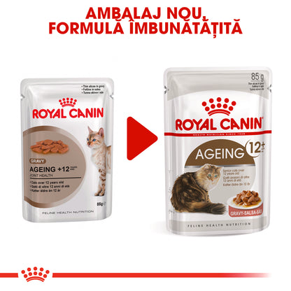 ROYAL CANIN FHN Ageing +12 Plic pentru pisici SENIOARE 85g