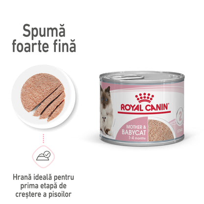 ROYAL CANIN FHN Mother & Babycat Conservă pentru pisicuţe 195g