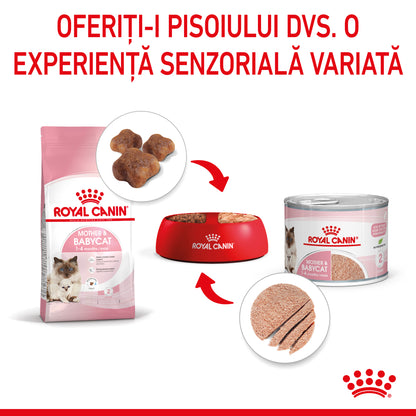 ROYAL CANIN FHN Mother & Babycat Conservă pentru pisicuţe 195g