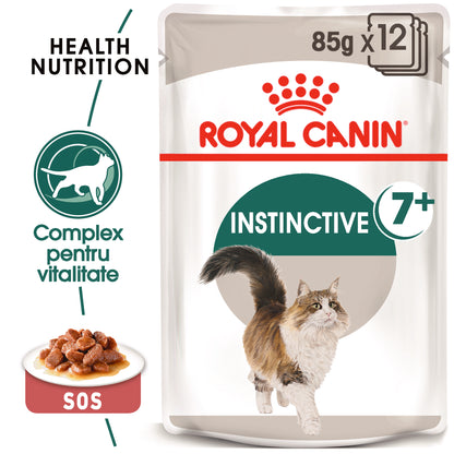 ROYAL CANIN FHN Instinctive +7 Plic pentru pisici SENIOARE 85g