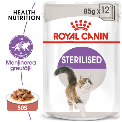 ROYAL CANIN FHN Sterilised Plic pentru pisici sterilizate 85g