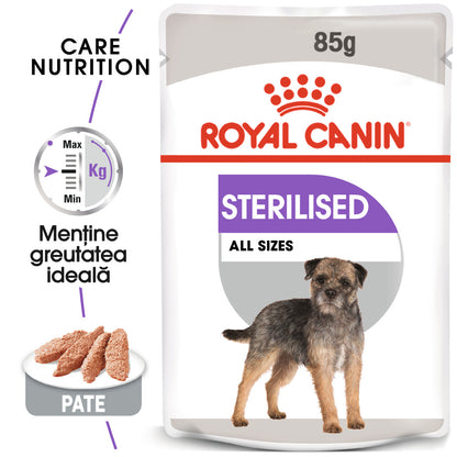 ROYAL CANIN CCN Sterilised Loaf Plic hrană umedă pentru câini 85g