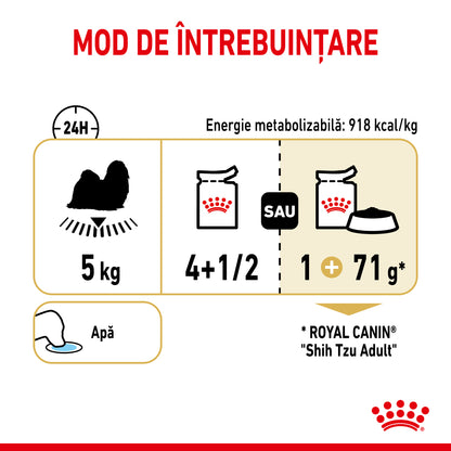 ROYAL CANIN BHN Shih Tzu Loaf Plic hrană umedă pentru câini 85g