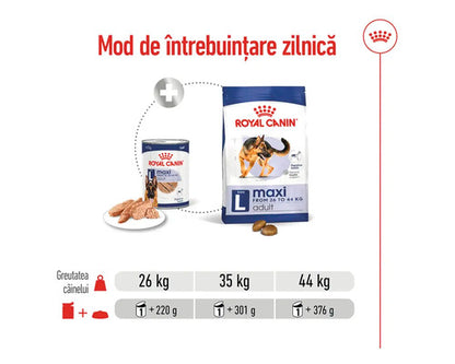 ROYAL CANIN SHN Maxi Adult Conservă pentru câini, 410g