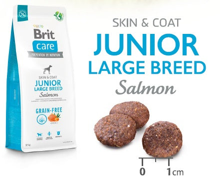 BRIT CARE Grain-free JUNIOR Large Breed, cu Somon şi Cartofi - Maxi-Pet.ro