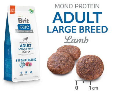 BRIT CARE Hypoallergenic Adult Large Breed, cu Miel şi Orez