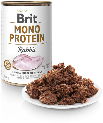 BRIT Conservă monoproteică pentru câini, cu Iepure 400g