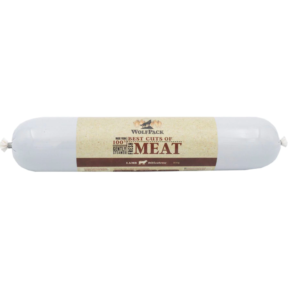 WOLFPACK Delicatesse meat sausage, salam 100% miel - Maxi-Pet.ro