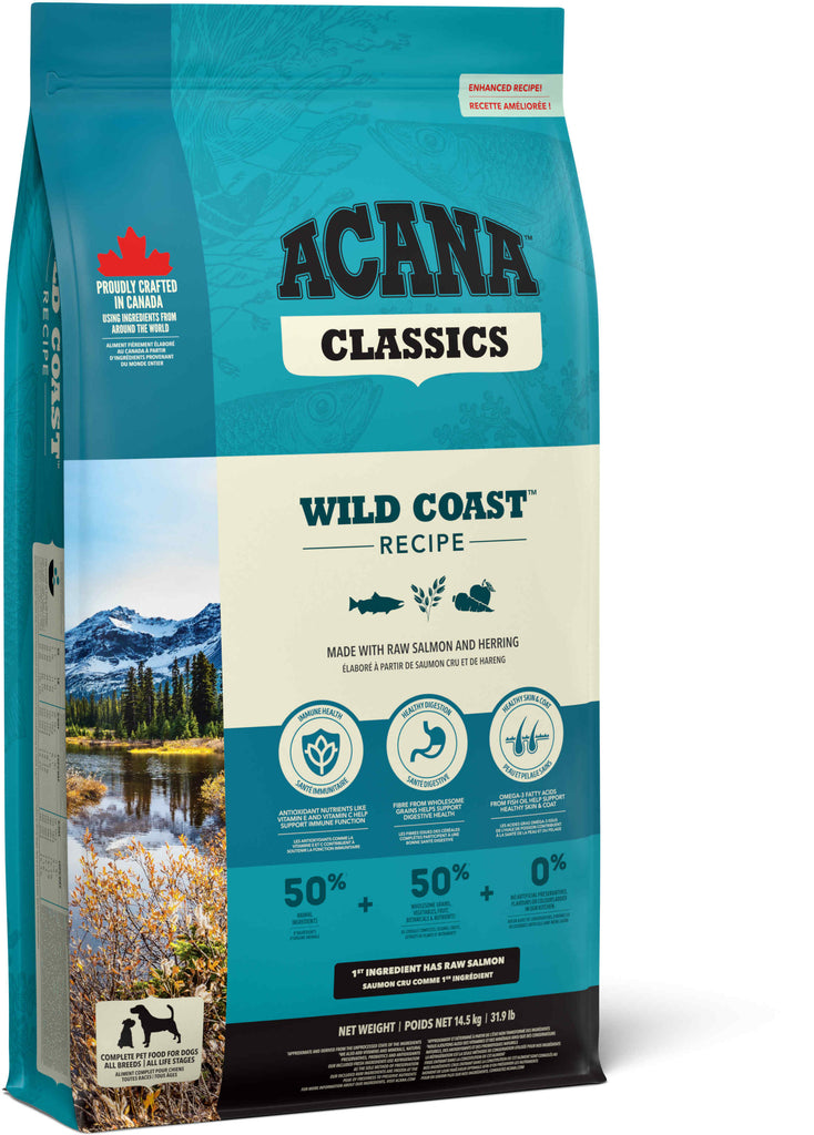 ACANA Clasic Wild Coast, cu Somon si Hering 14,5kg 