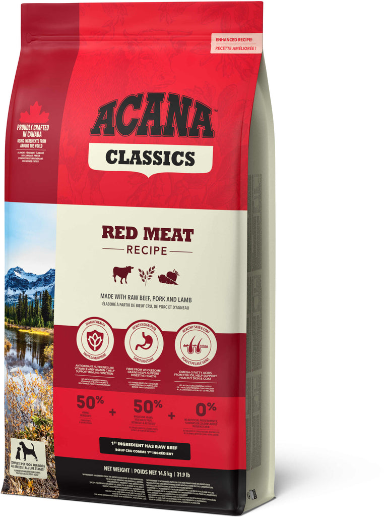 ACANA Classic Red, cu Vita, Miel si Porc 14,5kg