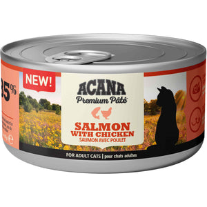 ACANA Conserva pentru pisici, cu Somon si Pui 85 g