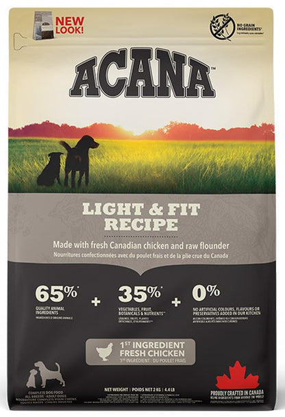 ACANA Heritage Hrana uscata pentru caini adulti LIGHT&FIT