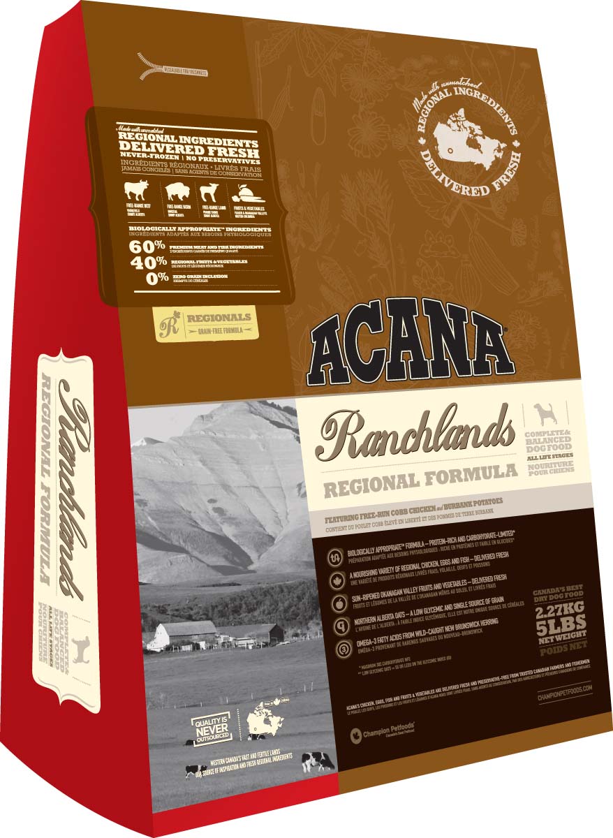 ACANA Hrana uscata RANCHLANDS pentru caini, fara cereale