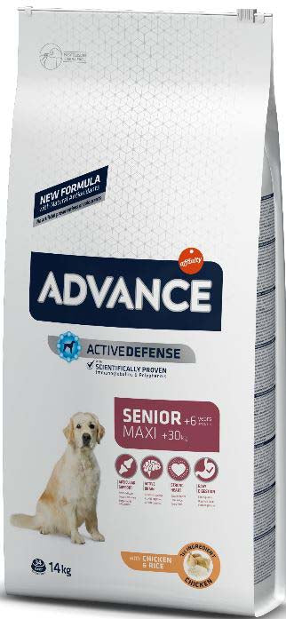 ADVANCE Maxi +6 ani, Pui si orez, 14kg