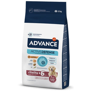 ADVANCE Maxi Senior Vitality +6 ani, Pui si orez, 12kg