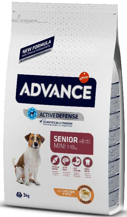 ADVANCE Mini +8 ani, Pui si orez, 3kg