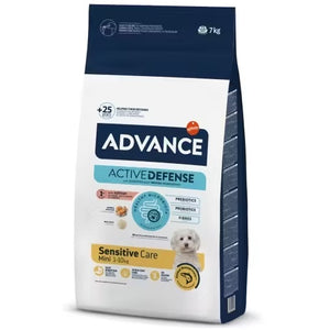 ADVANCE Mini Sensitive, Somon si orez 7kg