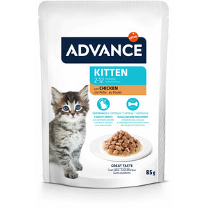 ADVANCE Plic pentru pisicute, cu Pui 85g