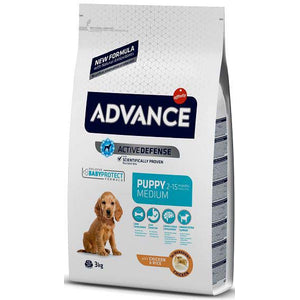 ADVANCE PUPPY Medium, Pui si orez, 3kg