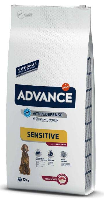 ADVANCE Sensitive, Miel si orez, 12kg