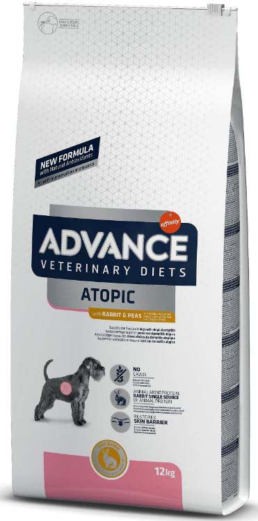 ADVANCE VD Atopic, pt caini cu dermatita atopica, cu Iepure si mazare 12kg