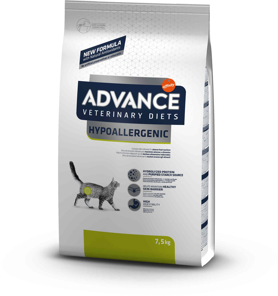 ADVANCE VD Hypoallergenic Hrana uscata pentru pisici 7,5 Kg