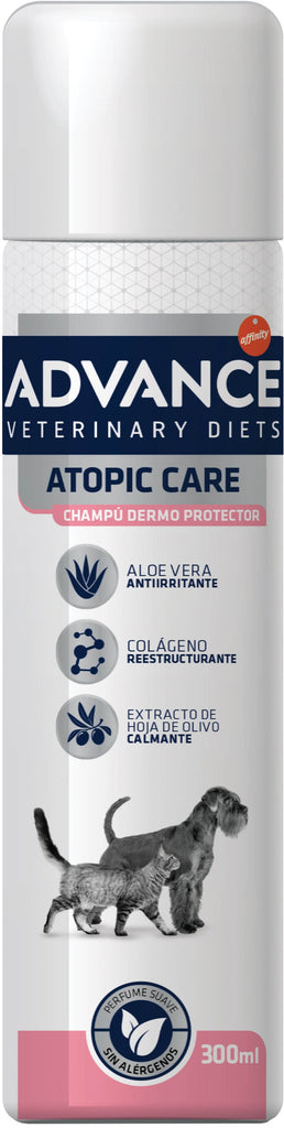 ADVANCE VD Sampon pentru caini si pisici pentru piele atopica 300 ml