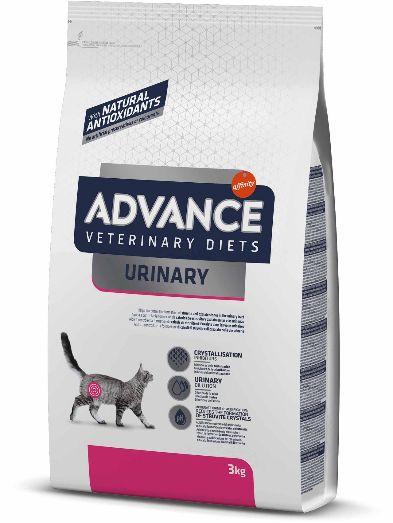 ADVANCE VD Urinary, pentru pisici cu probleme urinare, 3kg