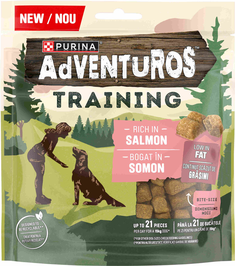 ADVENTUROS Recompense pentru caini, cu aroma de Somon 115g