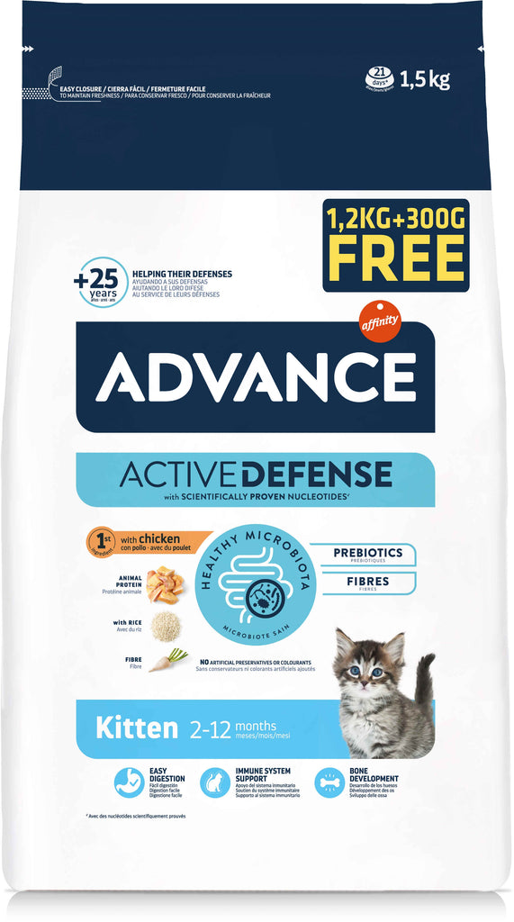 AFFINITY ADVANCE Kitten - Hrana uscata pentru  pisicute, cu Pui, 1,2kg+300g