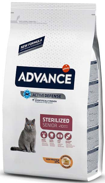 AFFINITY ADVANCE Sterilized SENIOR +10 ani Hrana pisici, cu Pui si orz, 1,5kg 