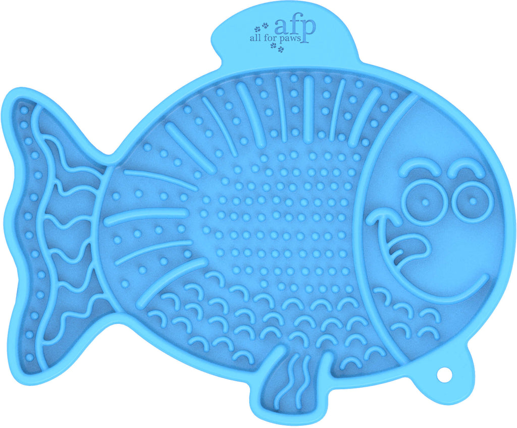 ALL FOR PAWS Calm Pals Jucarie pentru calmare Lick a Fish, 18x15x1,6cm