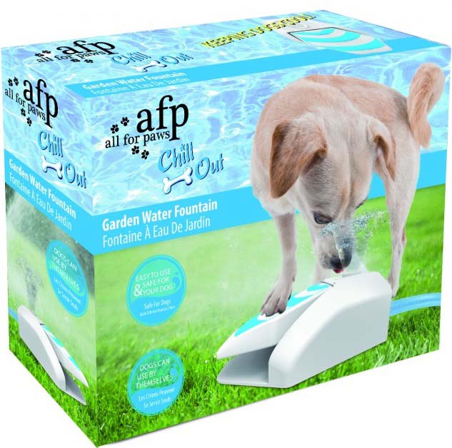 ALL FOR PAWS Chill Out Fântână pentru grădină, pentru câini, 25x22x8,7cm - Maxi-Pet.ro
