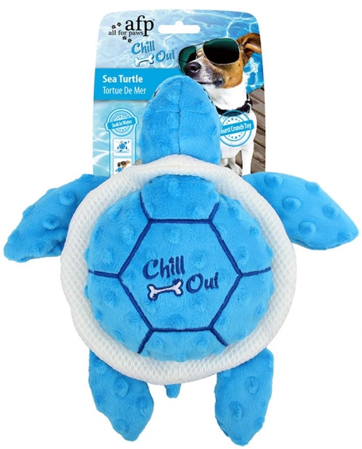 ALL FOR PAWS Chill Out Jucarie racorire caini, Testoasa, 24x25x9.8cm