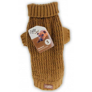 ALL FOR PAWS FISHERMAN Pulover pentru caini, Maro deschis