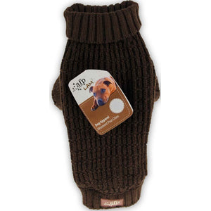 ALL FOR PAWS FISHERMAN Pulover pentru caini  Maro inchis, XS, 20,3cm