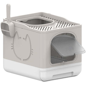 ALL FOR PAWS Go Fresh, Litiera pentru pisici, pliabila Bej 50x39x40cm 