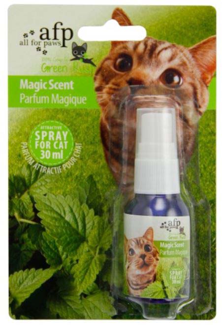 ALL FOR PAWS Green Rush Spray atractant cu iarba pisicii, 30ml, 3x3x9cm - Maxi-Pet.ro