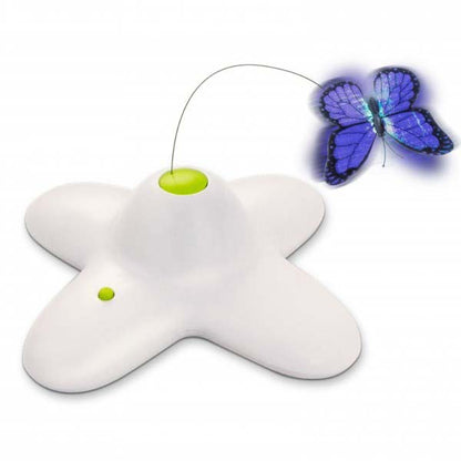 ALL FOR PAWS Interactive Jucarie pentru pisici Fluture Zburator, 25x25x8cm