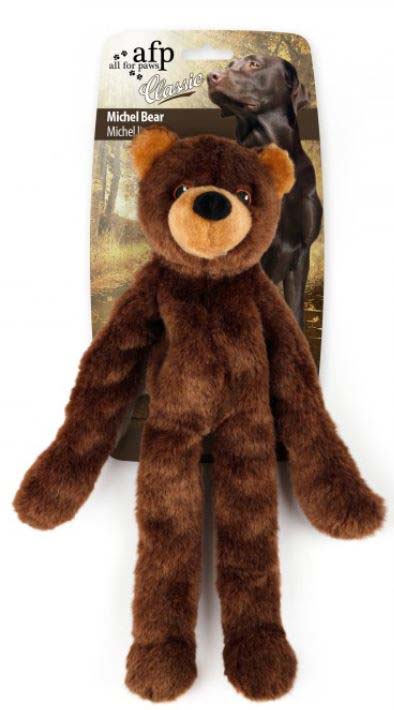 ALL FOR PAWS Jucărie pentru câini Michel Bear din pluş 40x17x10cm - Maxi-Pet.ro