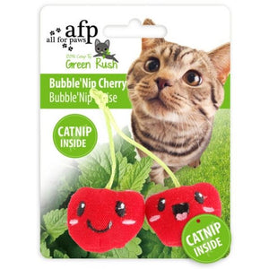ALL FOR PAWS Jucarie pentru pisici Cirese, cu iarba pisicii