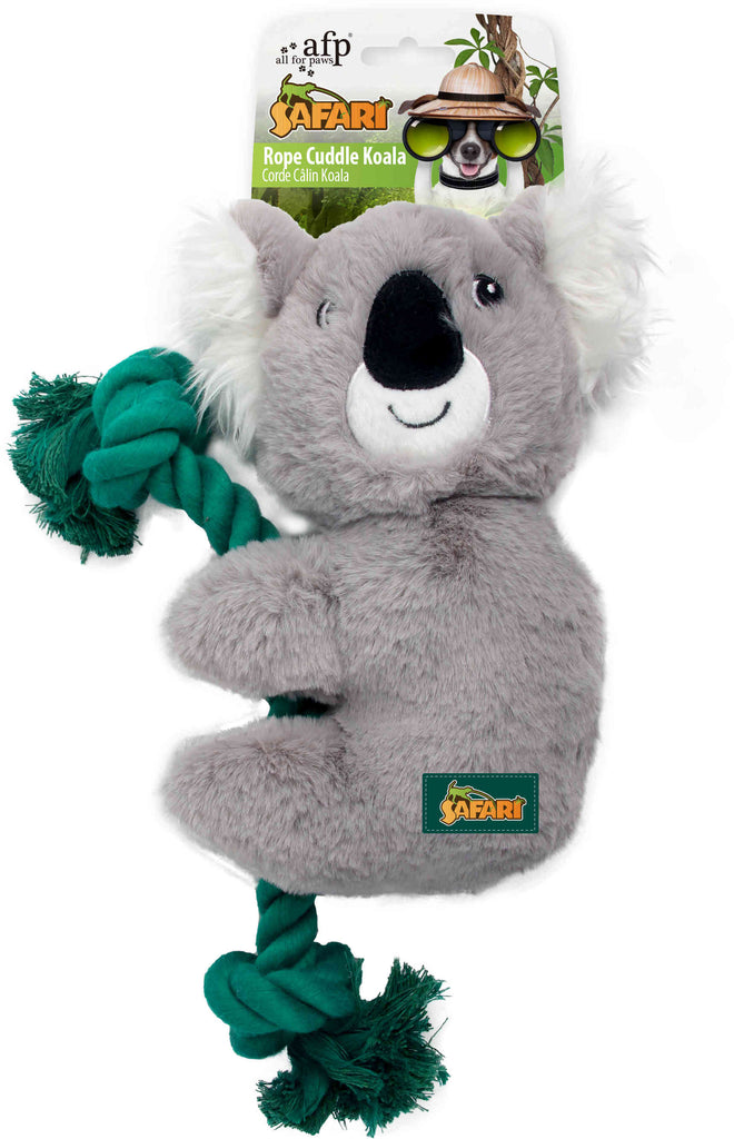 ALL FOR PAWS Jucarie pt caini Rope Cuddle Koala, cu franghie, 31 cm