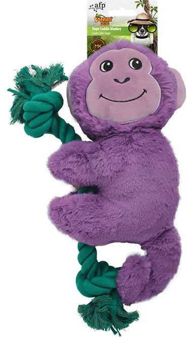 ALL FOR PAWS Jucarie pt caini Rope Cuddle Maimuta, cu franghie, 31 cm