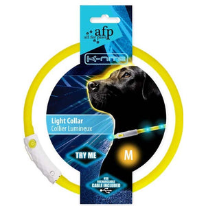ALL FOR PAWS K-Nite Zgarda pentru caini, cu Led M 19x19x2cm